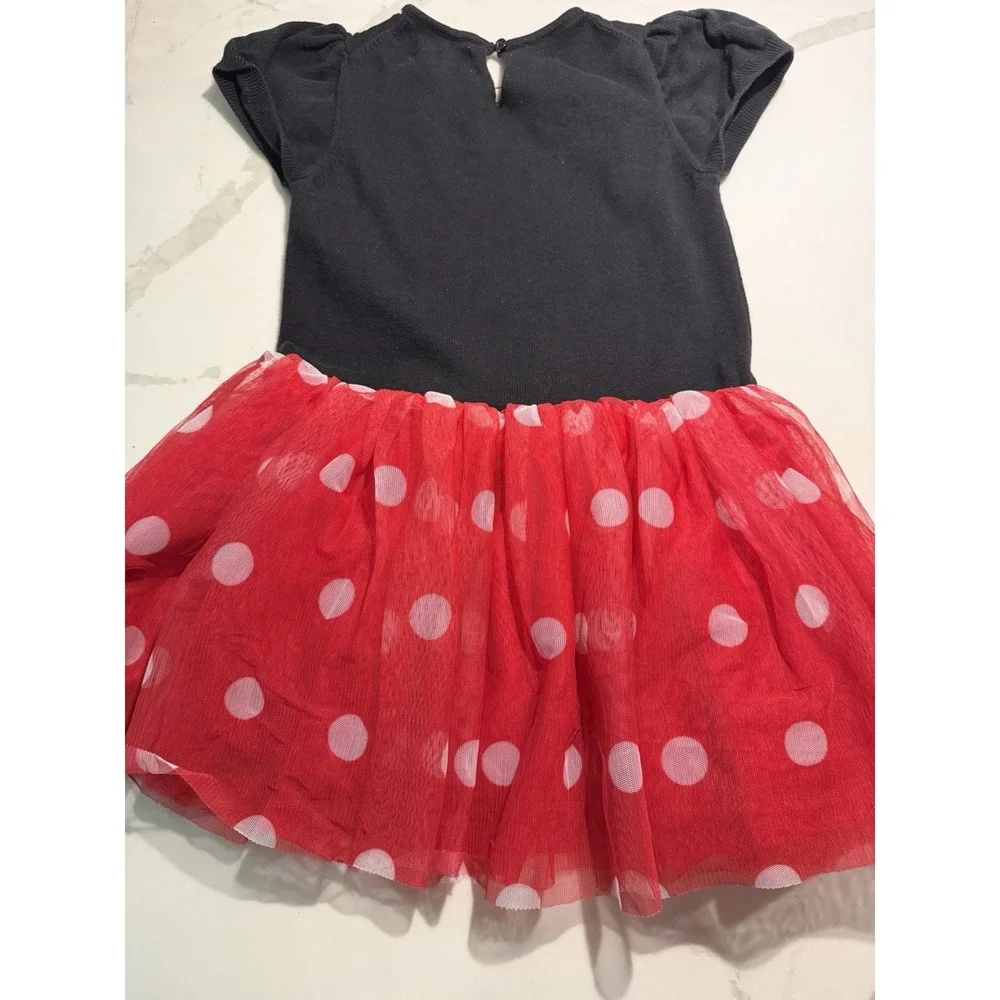 Gap X Disney Minnie Mouse Tulle Dress Sz 4 Years 100% Cotton Best Seller